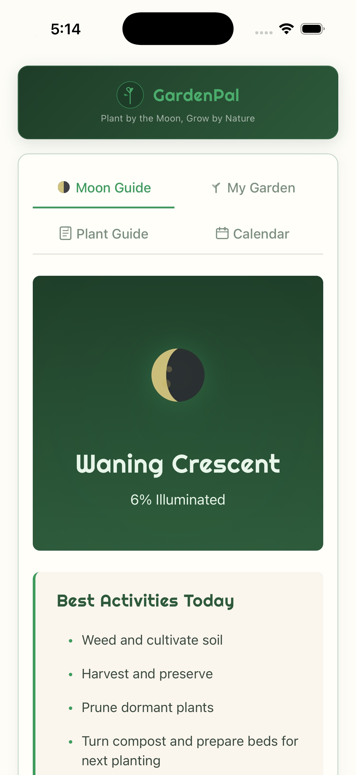 Moon Phase Planting Guide